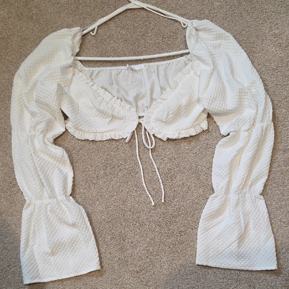 Dollskill White Tie Top